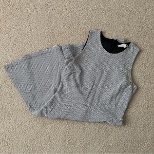 Elegant Black and White Women's Top